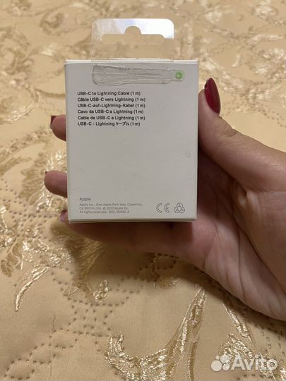 Кабель USB-C to Lightning Cable (1m)