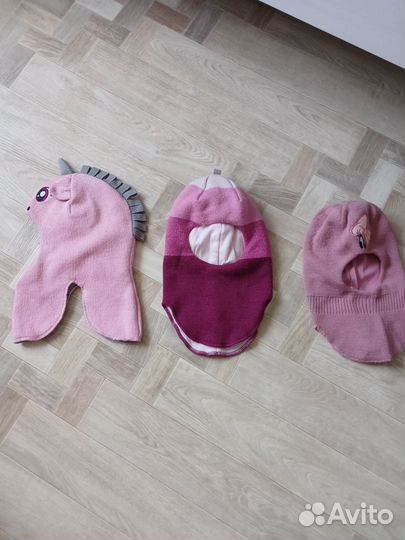 Шапка шлем для девочки