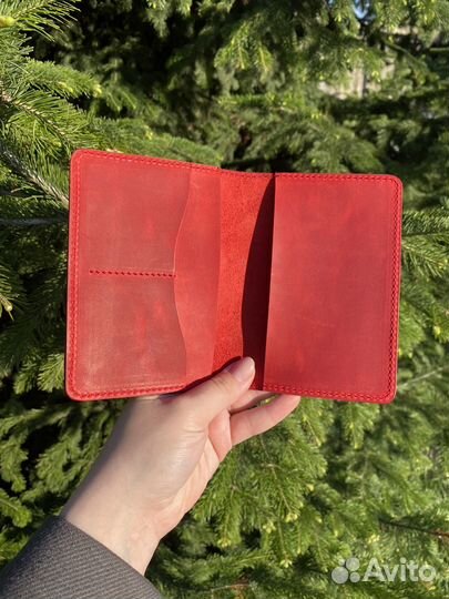 Обложка из натуральной кожи Crazy Horse