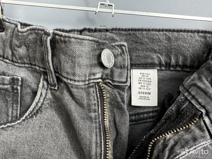 Джинсовая юбка hm для девочки 146 152