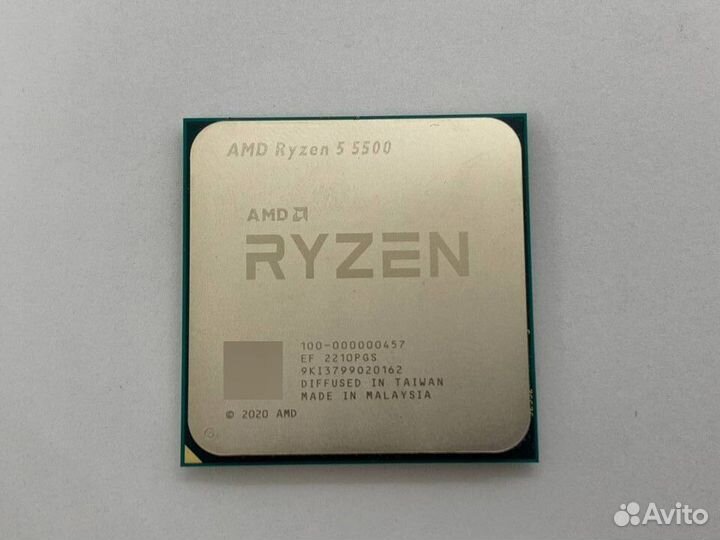 Новый процессор AMD Ryzen 5 5500 4.2ghz 6/12 AM4