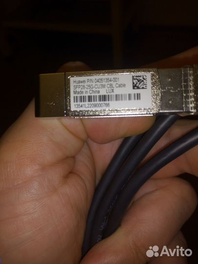 Кабель Huawei SFP28 25G CU3M CBL Cable