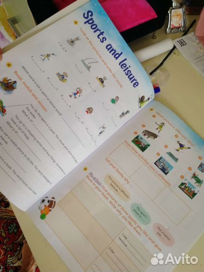 Рабочая тетрадь новая Home Fun booklet 4