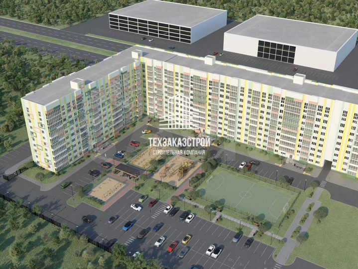 2-к. квартира, 49,5 м², 5/10 эт.