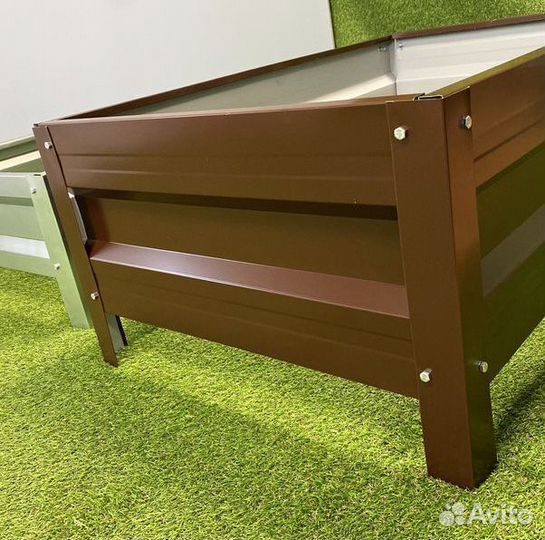 Грядки оцинкованные полимерные