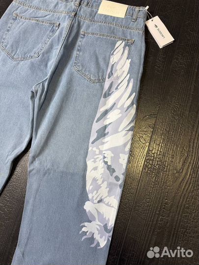 Джинсы Lacoste широкие