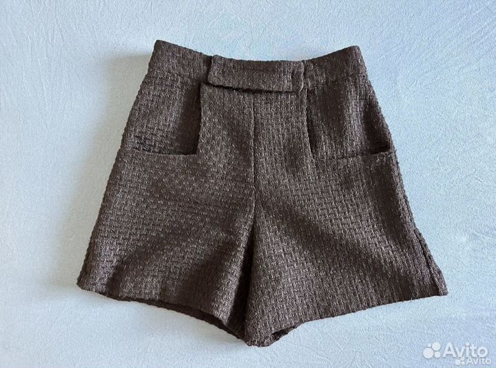 Твидовые шорты