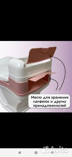 Детский горшок в виде унитаза