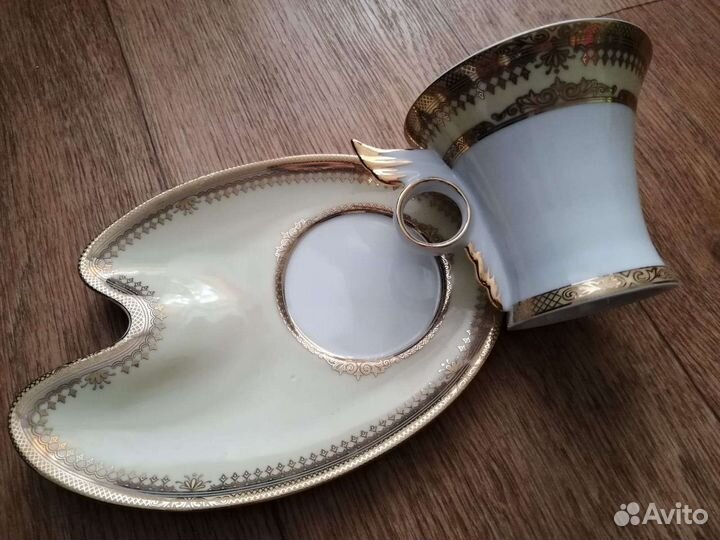 Чашка кофейная форфор auratic