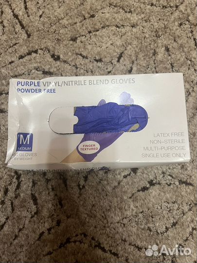 Перчатки виниловые