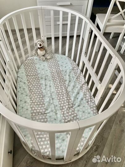 Кровать детская круглая овальная