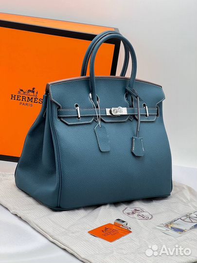 Сумка hermes birkin натуральная кожа