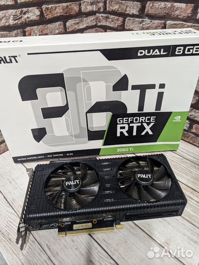 Видеокарта Palit rtx3060ti Dual (samsung)