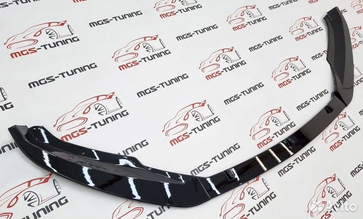 Губа переднего бампера Skoda Superb B8 15-19