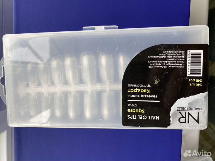 Гелевые типсы, верхние формы для наращивания