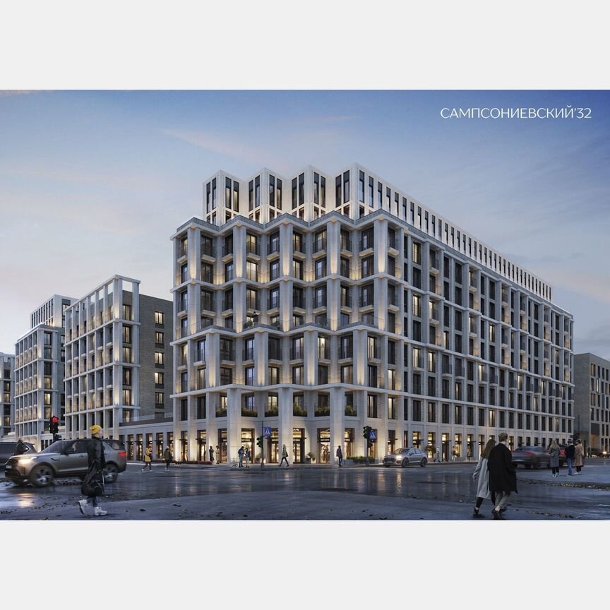 2-к. квартира, 66,8 м², 10/10 эт.