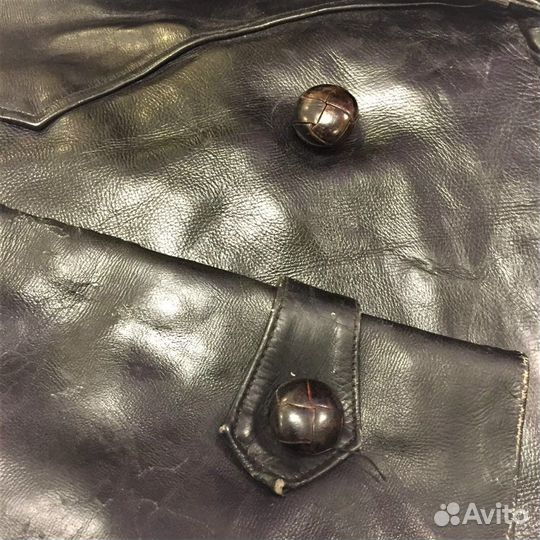 Плащ-пальто кожаное, нквд-ввс ркка, оригинал