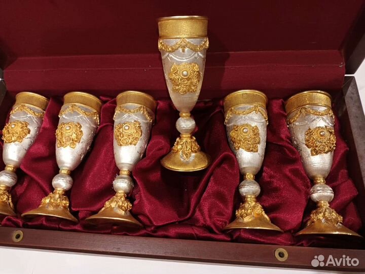 Набор рюмок серебро