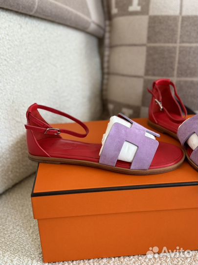 В наличии Hermes santorini 36-41 сандалии