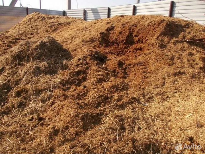 Навоз конский коровий птичий