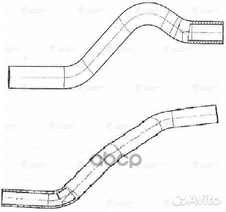 Кмпл патрубков отоп. для а/м Лада Largus FL (21)