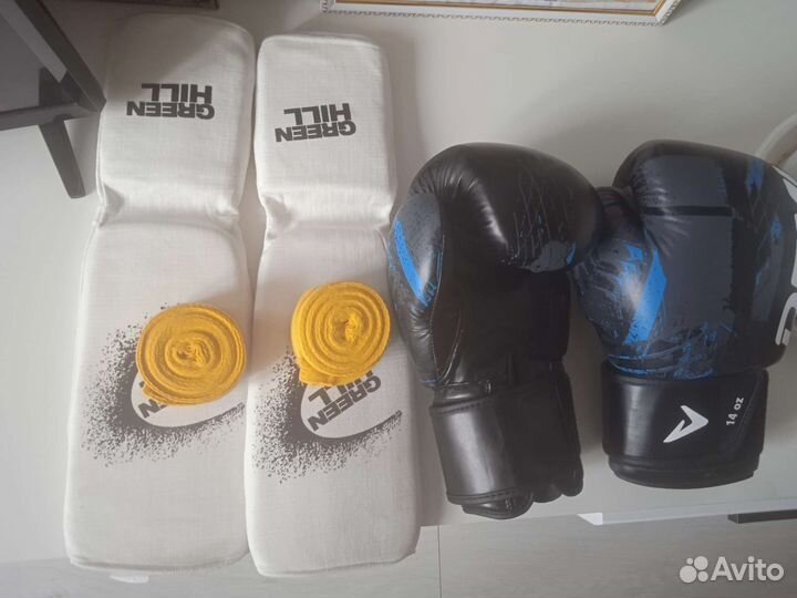 Перчатки,защитник, бинты