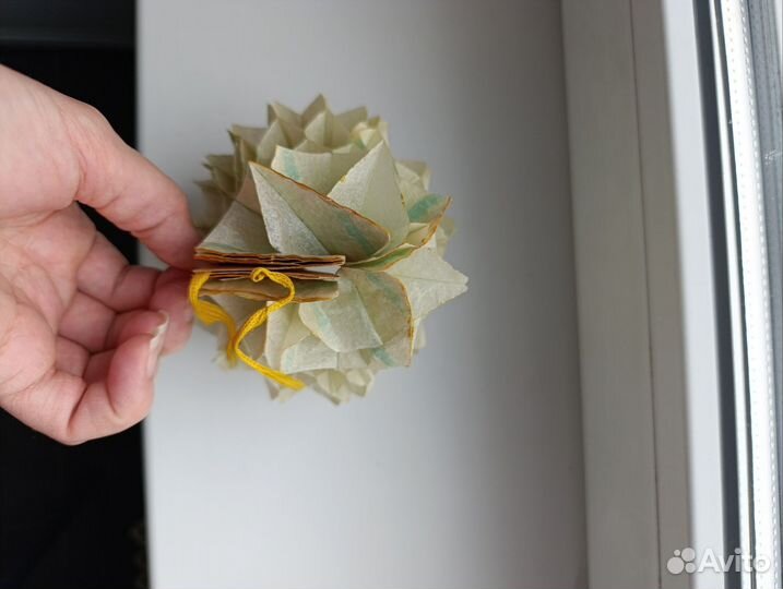 Фонарик бумажный СССР на ёлку