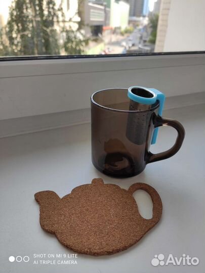 Ситечко для заварки чая и подставка под кружку