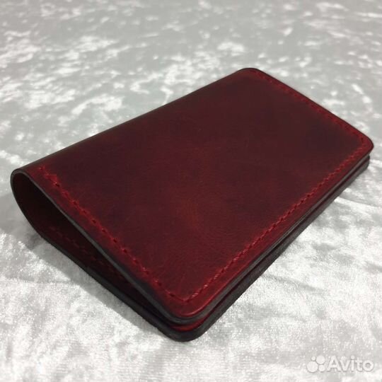 Обложка на паспорт кожаная ручной работы