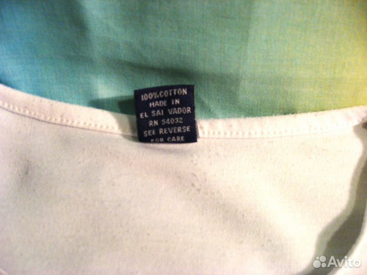 Футболка белая GAP без рукавов женская