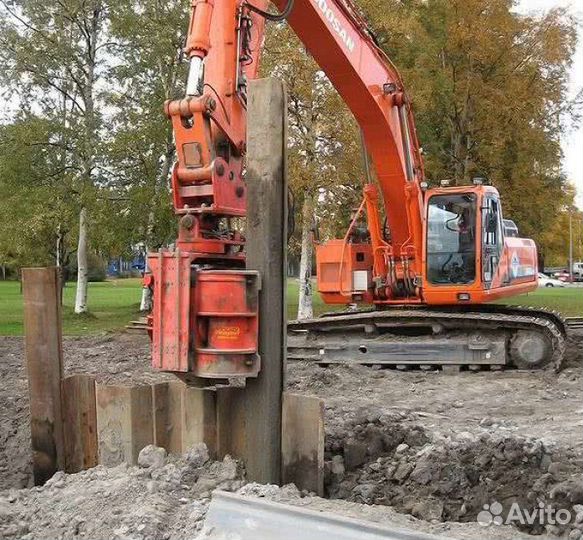Погружение извлечение Шпунт Ларсена