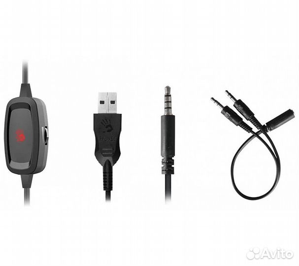 Компьютерная гарнитура A4Tech Bloody G575P, черный