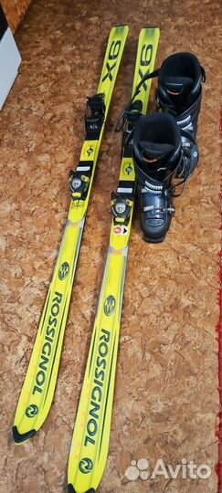 Горные лыжи и ботинки