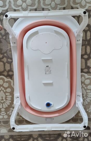 Ванночка для купания складная с термометром