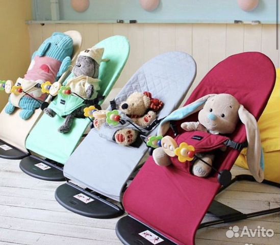 Детский шезлонг аналог BabyBjorn