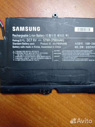 Аккумулятор ноутбука Samsung 540U4E AA-pbwn4ab