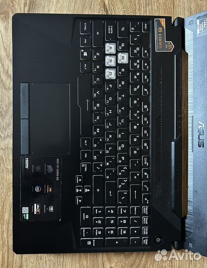 Игровой ноутбук asus 8 ядер/144ghz/gtx1650