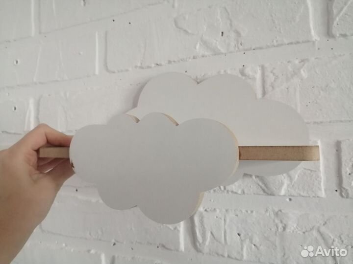 Полка настенная облако для детской