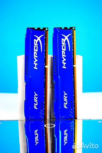 Память HyperX Fury DDR4 3200 мгц 2*8 гб dimm