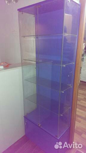 Стеллажи, витрины для продажи