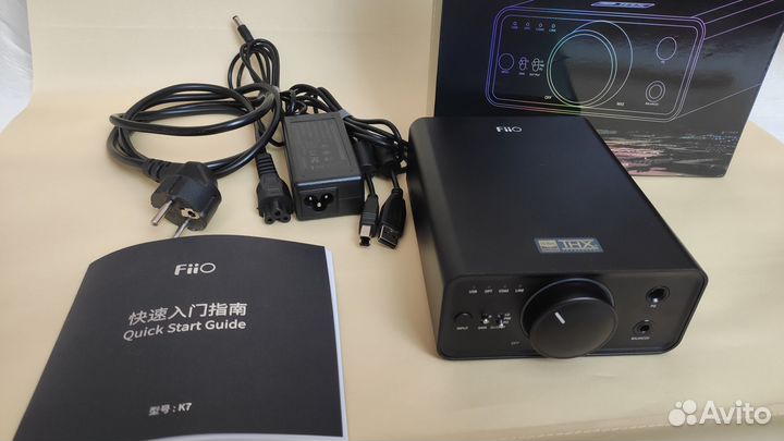 Цап усилитель для наушников Fiio K7