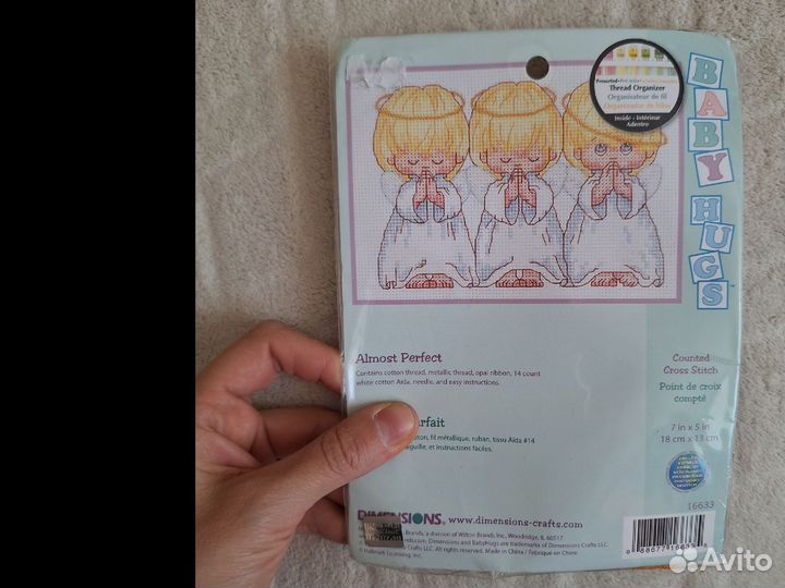 Dimensions остатки от набора для вышивания