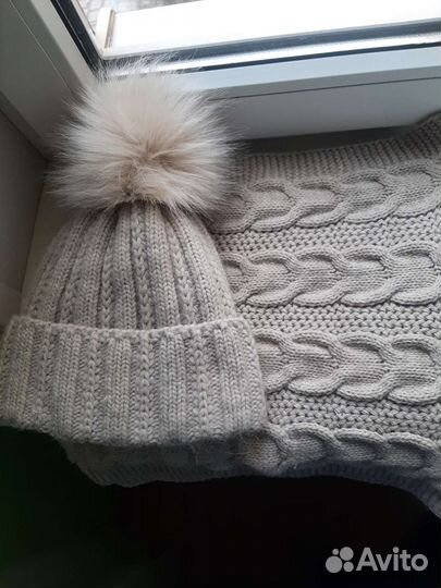 Зимняя шапка и снуд