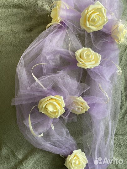 Свадебные ленты на машину