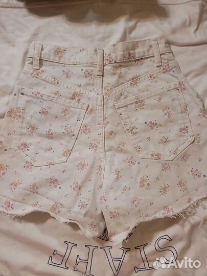 Джинсовый шорты zara