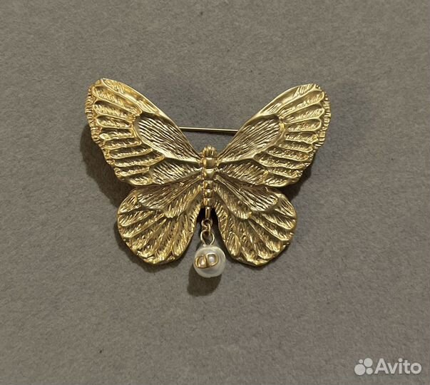 Брошь бабочка Dior