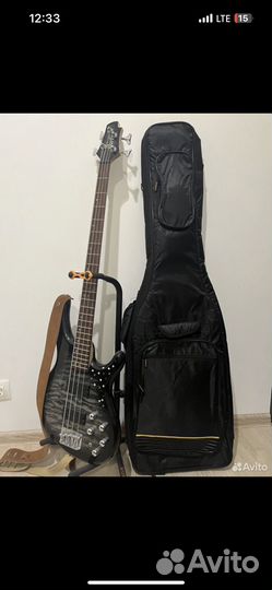Бас гитара cort 4 струны