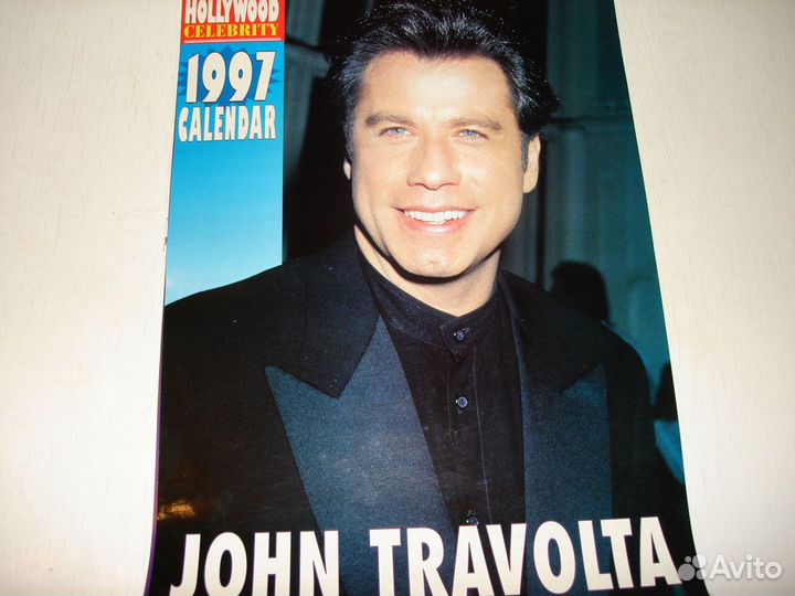 Календарь Джон Траволта,1997г, производство Англия