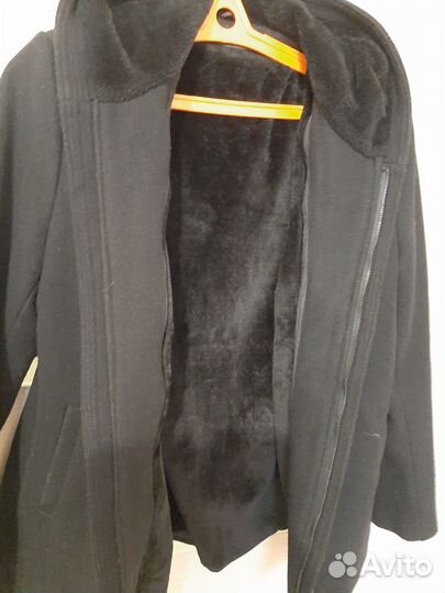 Пальто мужское с капюшоном