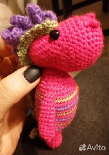 Вязаные игрушки ручной работы дракон